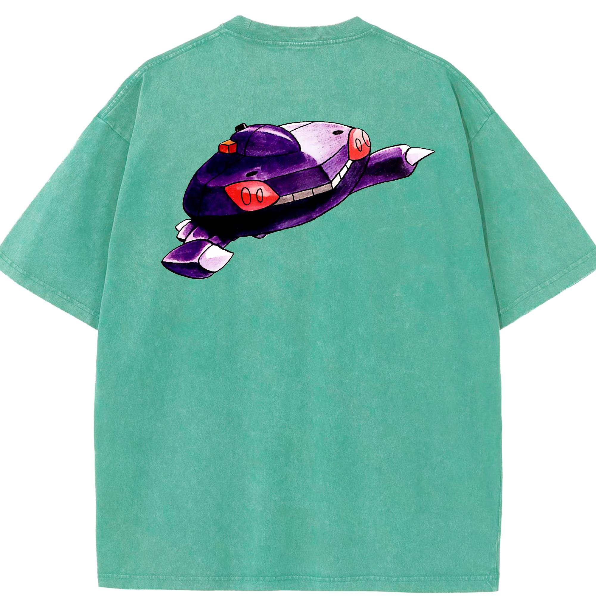 （画像用） ポケットモンスター Pokémon 綿100% ヴィンテージ風 半袖Tシャツ（背面プリント）